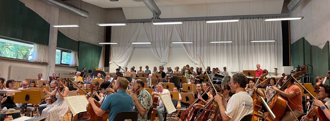Philharmonie Reutlingen in der Probe